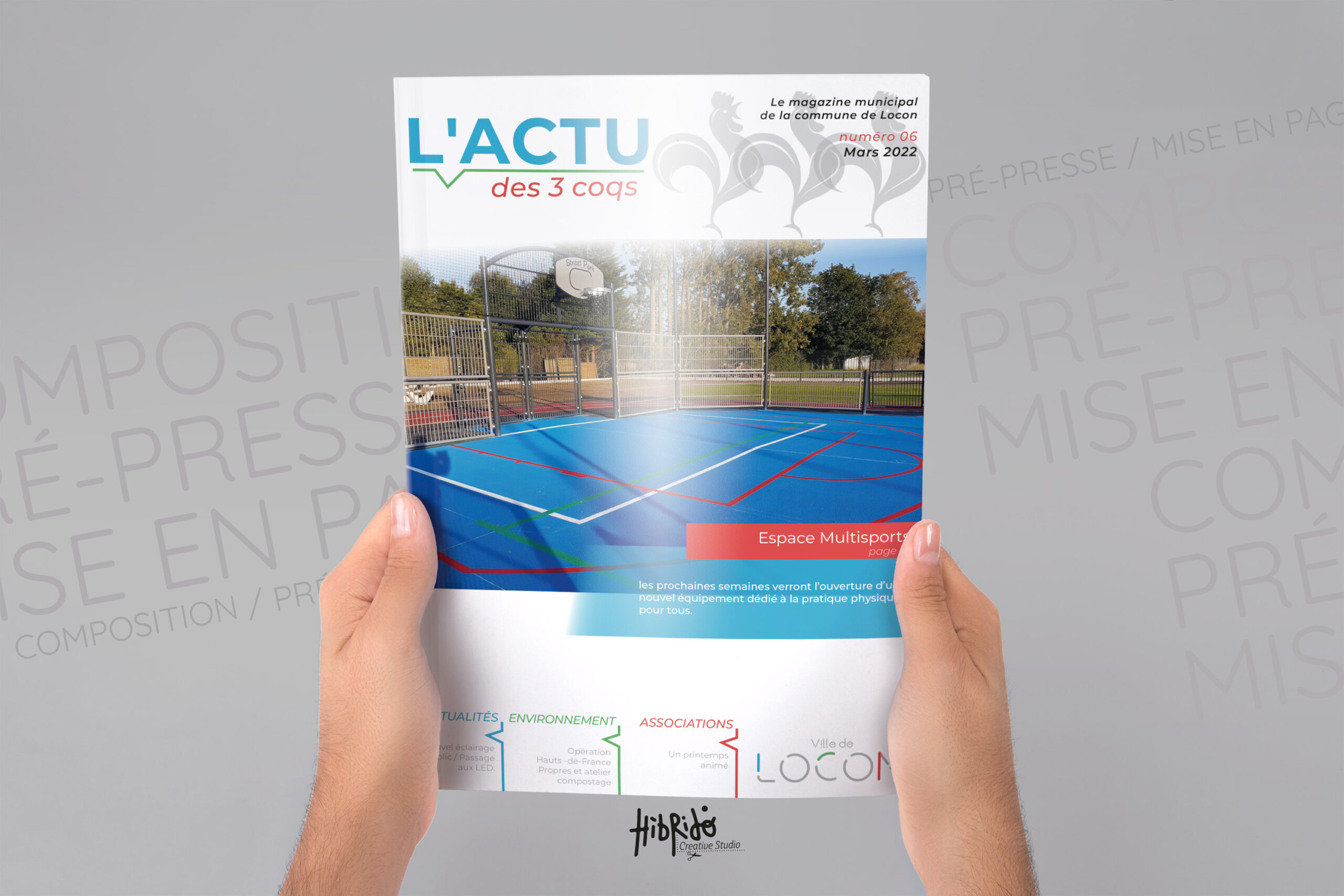 Couverture du magazine municipal de Locon.