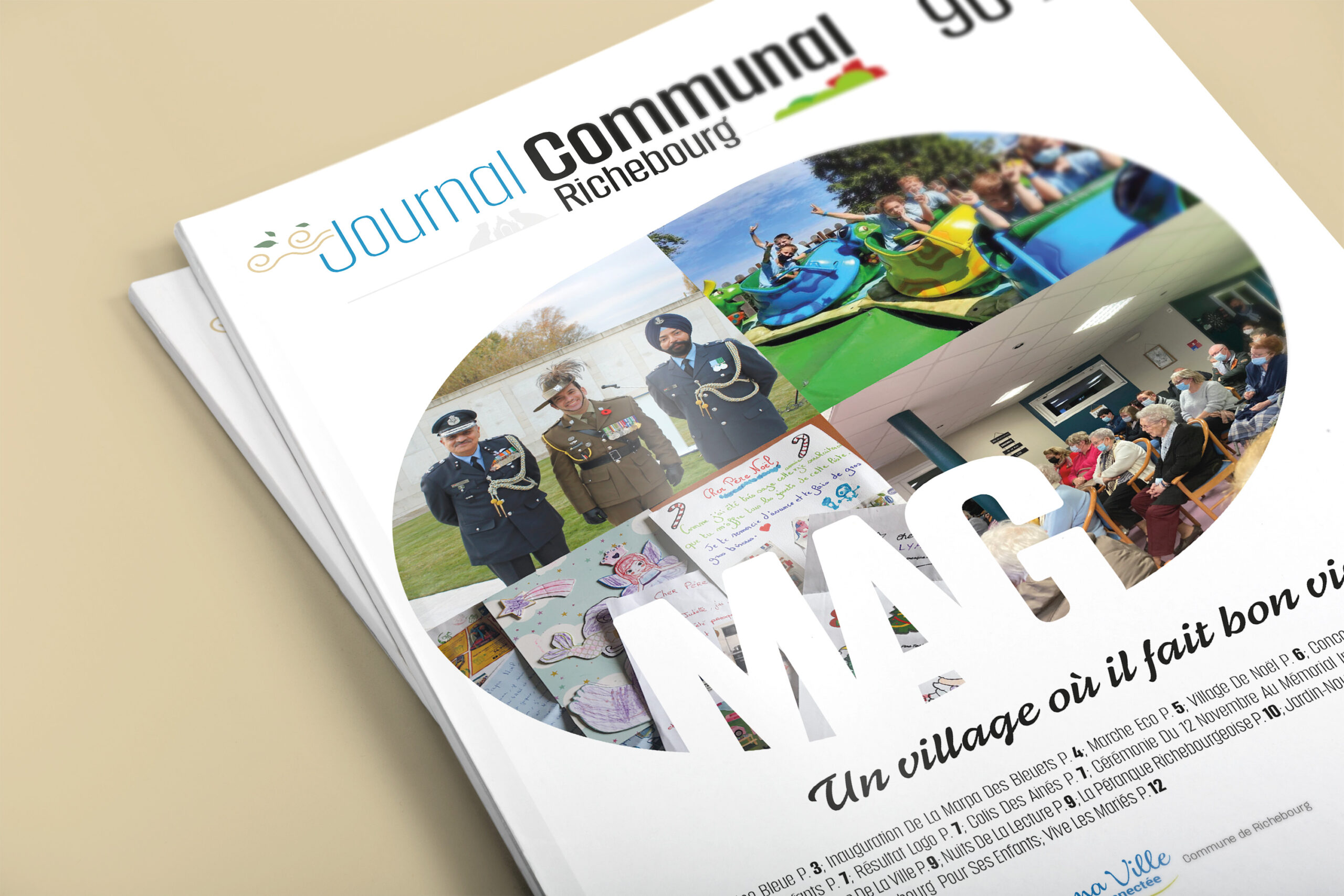 Couverture du Journal Communal Richebourg.