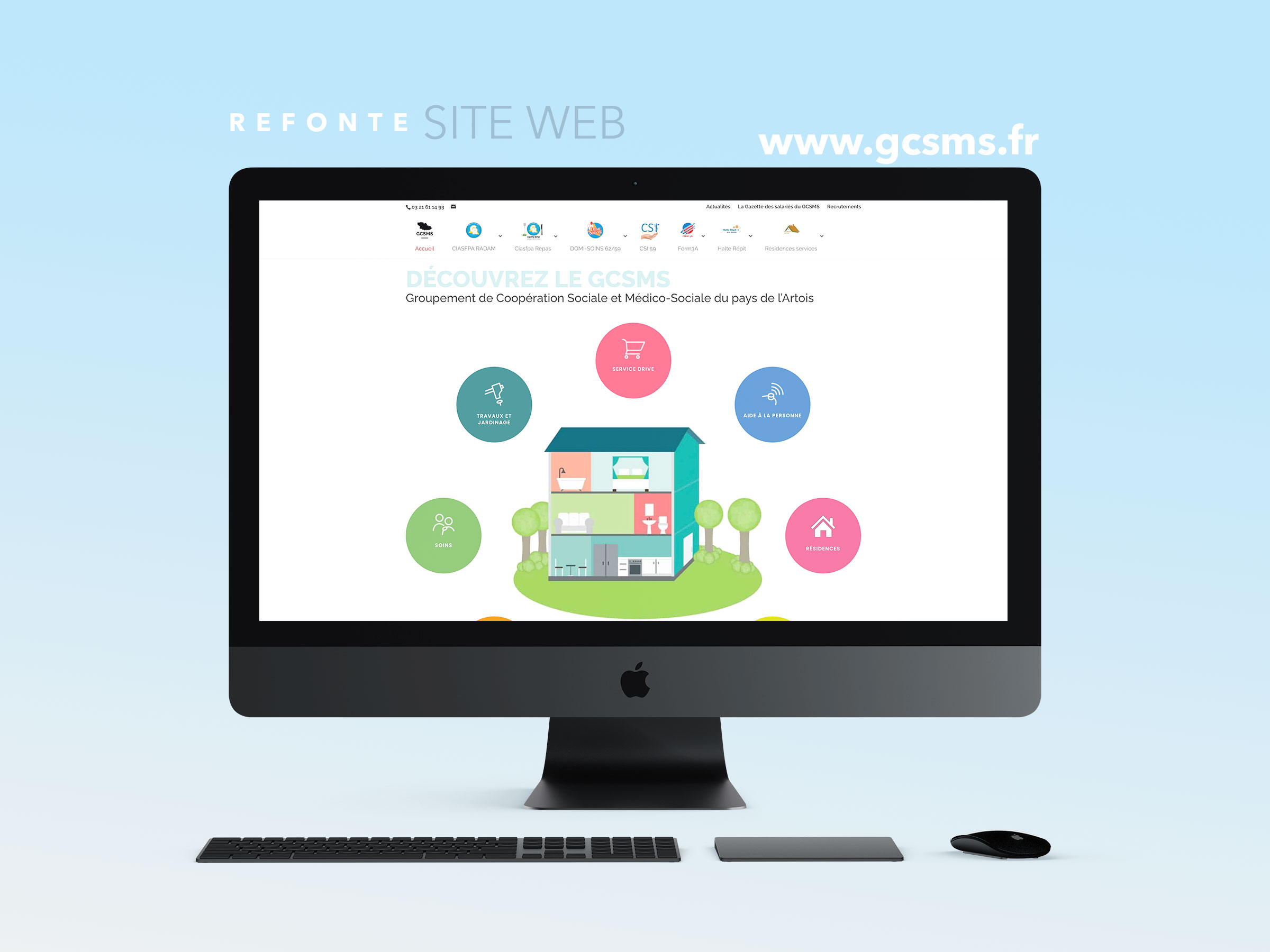 Refonte du site web GCSMS