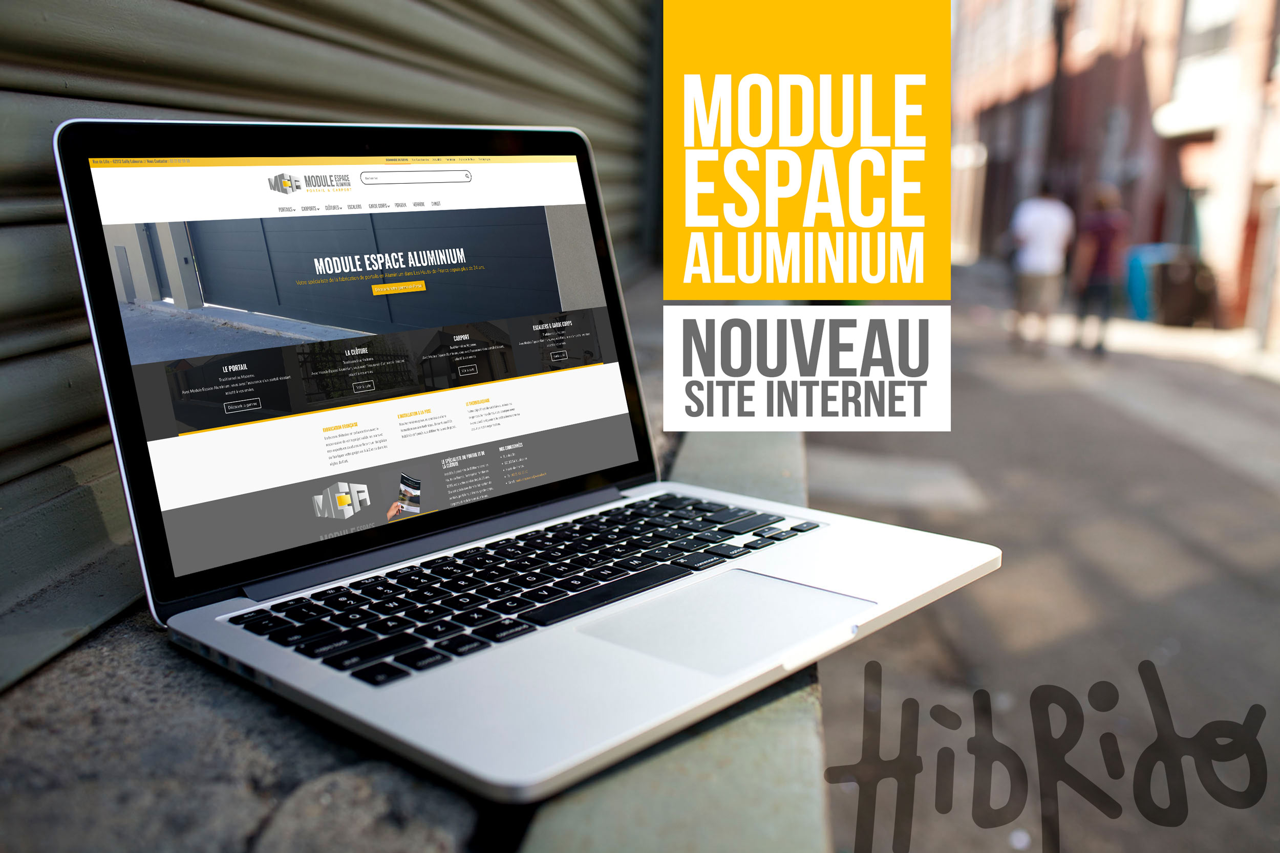 Nouveau site internet Module Espace Aluminium